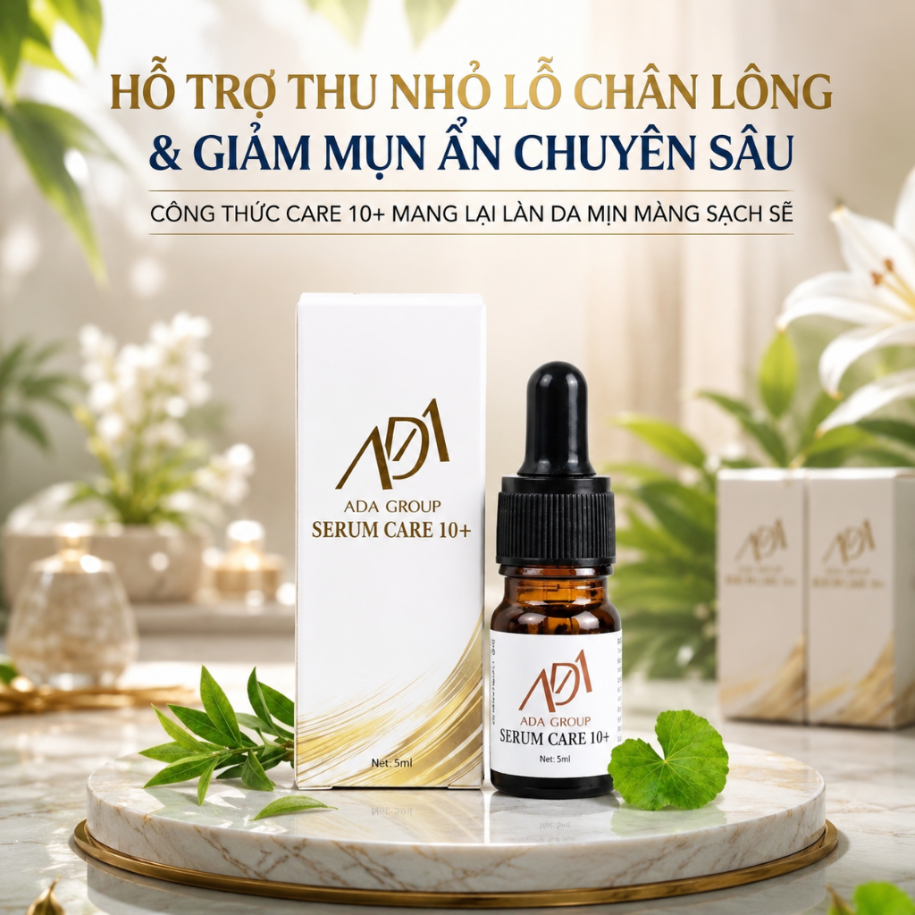 Serum Anticare 10+ ADA Cosmetic Hỗ Trợ Trị Mụn Ẩn, Mụn Đầu Đen, Thải Độc Thanh Lọc Da, Kiềm Dầu, Thu