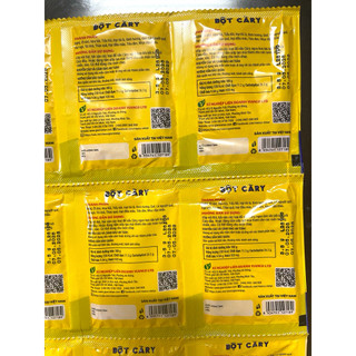 Bột gia vị cà ri Ấn Độ 3-5gr Vianco