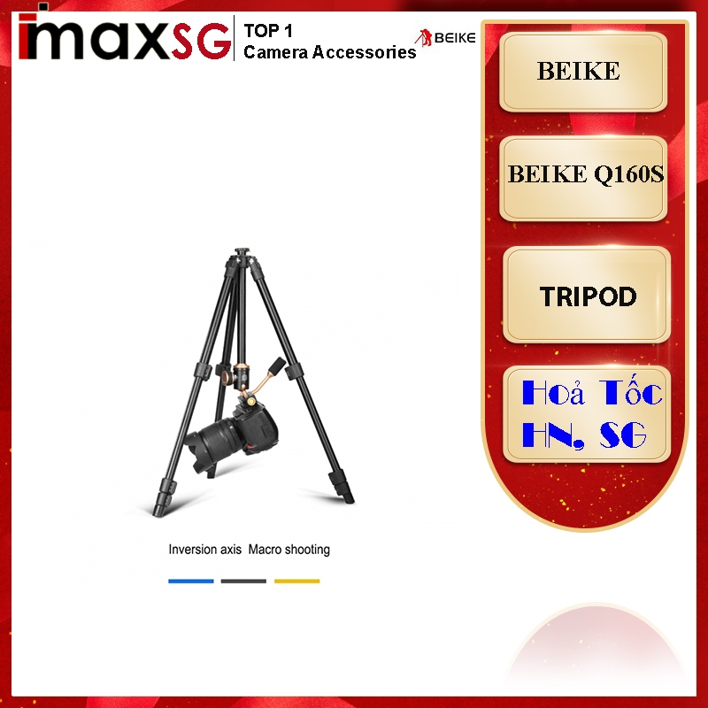 CHÂN MÁY ẢNH TRIPOD BEIKE Q160S + QUÀ TẶNG