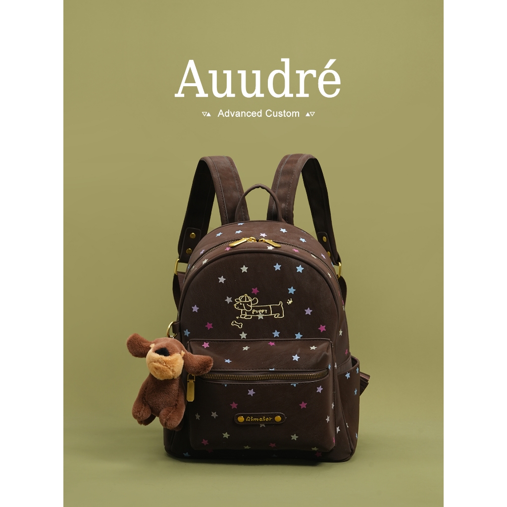 Auudre Oceanic Big Capacity Double Shoulder Bag cho phụ nữ ra ngoài đi lại ba lô du lịch