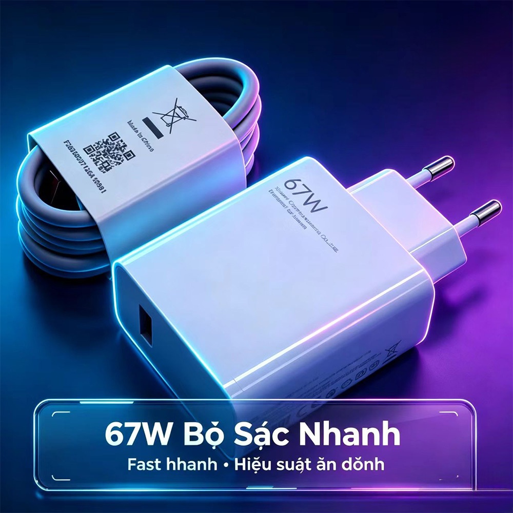 Bộ Sạc Xiaomi 120W, Sạc 120W Xiaomi, Cáp sạc 120W Xiaomi - Cáp Sạc 3A, Cáp Sạc Xiaomi 6A, Mi Turbo C