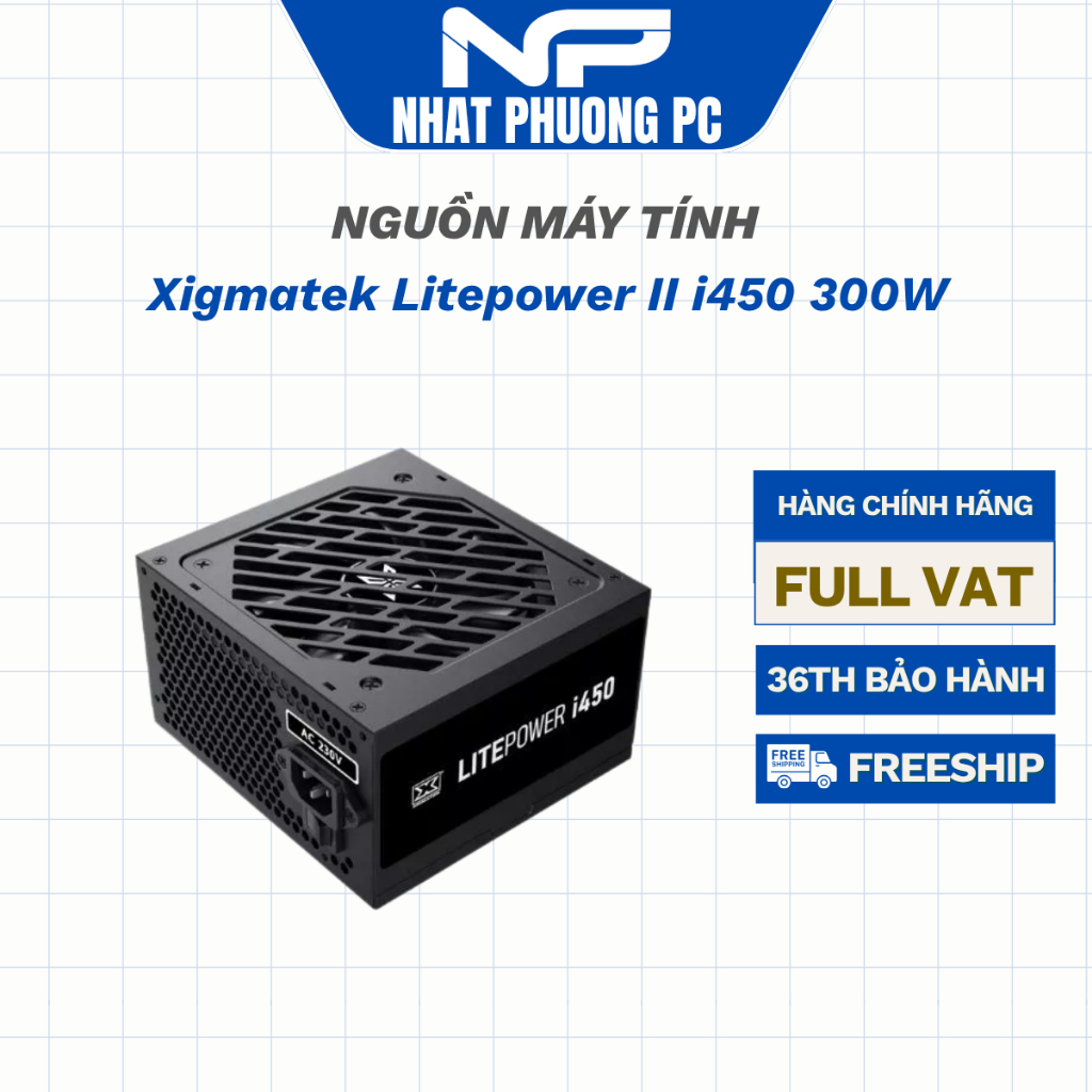Nguồn Xigmatek Litepower II i450 300W