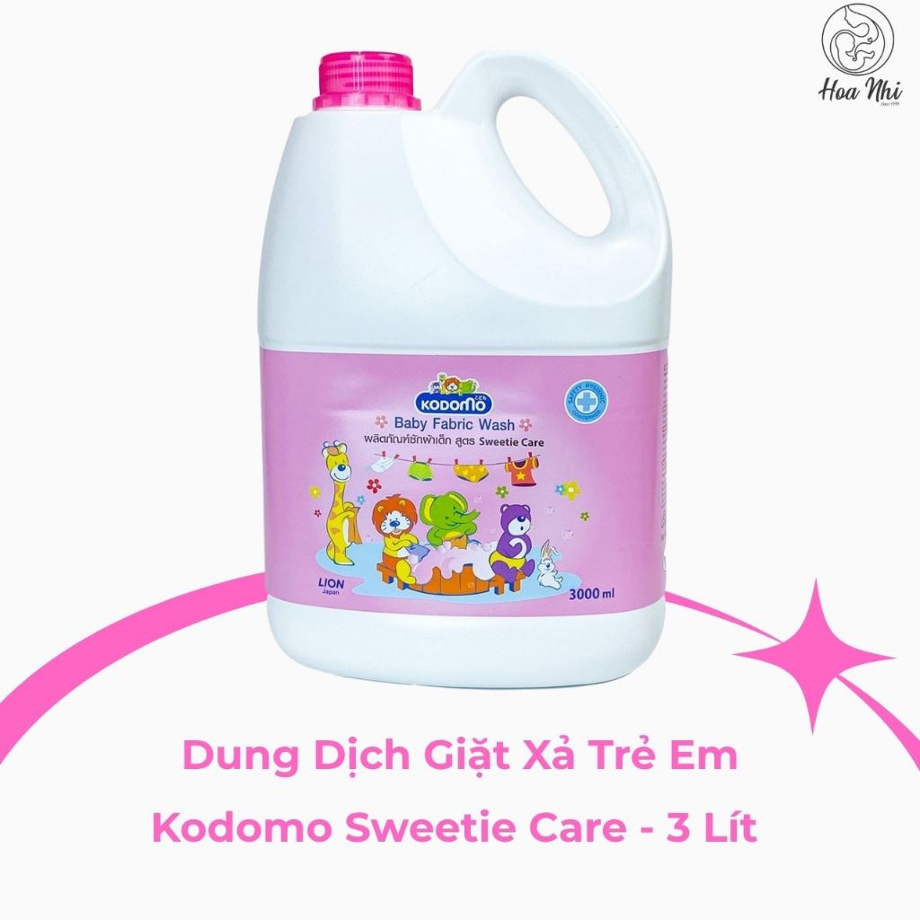 Nước Giặt Xả Kodomo Organic 3000ml Thái Lan - Nước Giặt Quần Áo Cho Bé, Trẻ Sơ Sinh Chính Hãng