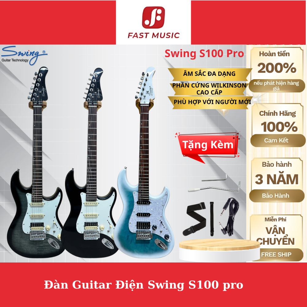 Đàn Guitar Điện Swing S100 Pro Chính Hãng | Fastmusic