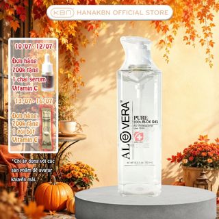 [HÀN QUỐC] Gel Lô Hội Aloevera Cấp Ẩm Dịu Da Phục Hồi Da Cháy Nắng Se Khít Lỗ Chân Lông Mềm Da