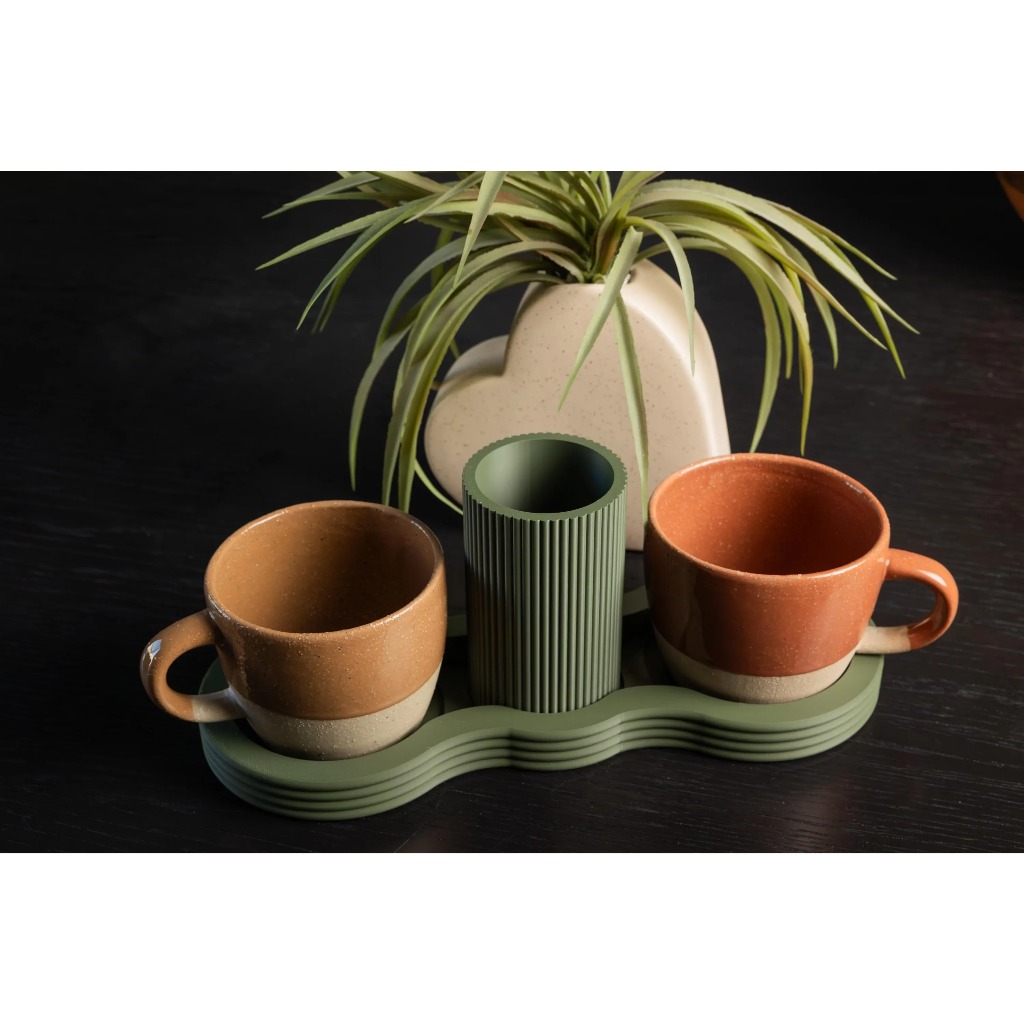3D Printed Planter Tray: Modern Home Decor Organizer