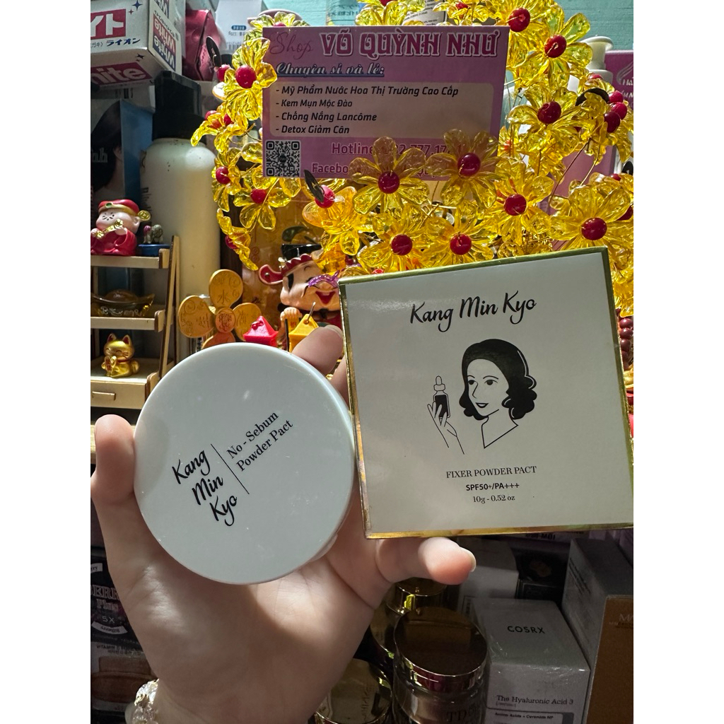Phấn Phủ NÉN KANG MIN KYO  Hàn 10gr