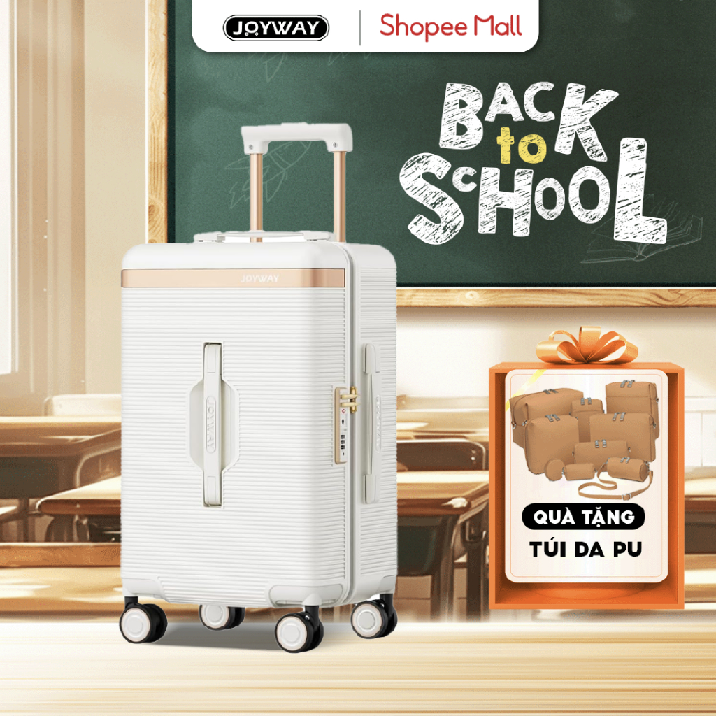 VALI CÔNG NGHỆ MỚI Vali hiện đại Joyway Size 22 inch dày dặn cao cấp khóa TSA bảo mật cao