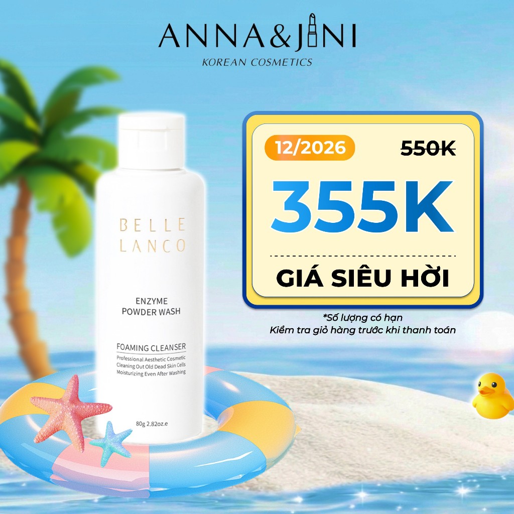 Bột rửa mặt Belle Lanco Enzyme Powder Wash pH5.5 80g