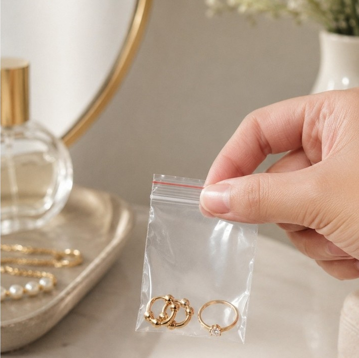 Túi Zipper PE Đựng Thực Phẩm, Gia Vị, Túi Zip Đựng Phụ Kiện Nhỏ 5x7cm, 50 cái 100 cái 200 cái 5x7cm