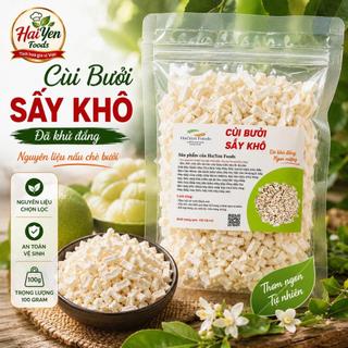 Cùi Bưởi sấy khô khử đắng 100g dùng được 10kg chè Bưởi thành phẩm