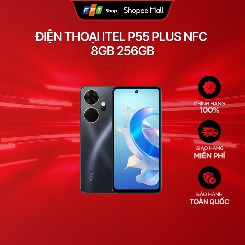 Điện thoại Itel P55 Plus NFC 8GB 256GB