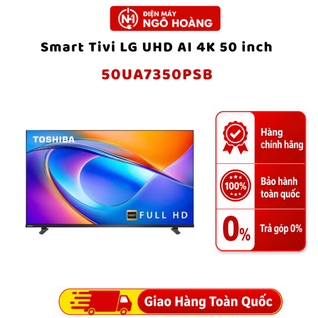 50UA7350PSB - Smart Tivi LG UHD AI 4K 50 Inch 50UA7350PSB Chính Hãng – Hình Ảnh Sắc Nét, AI Thông Mi