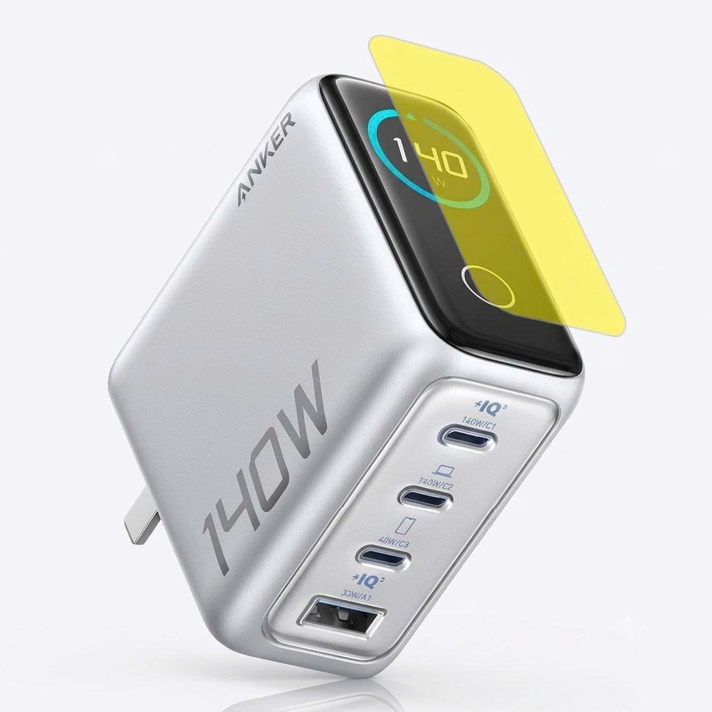 Miếng Dán Màn Cho Bộ Sạc Anker Prime 250W 160W Zolo 165W 140W 100W Nano Smart 45W - A2678 B2697 A169