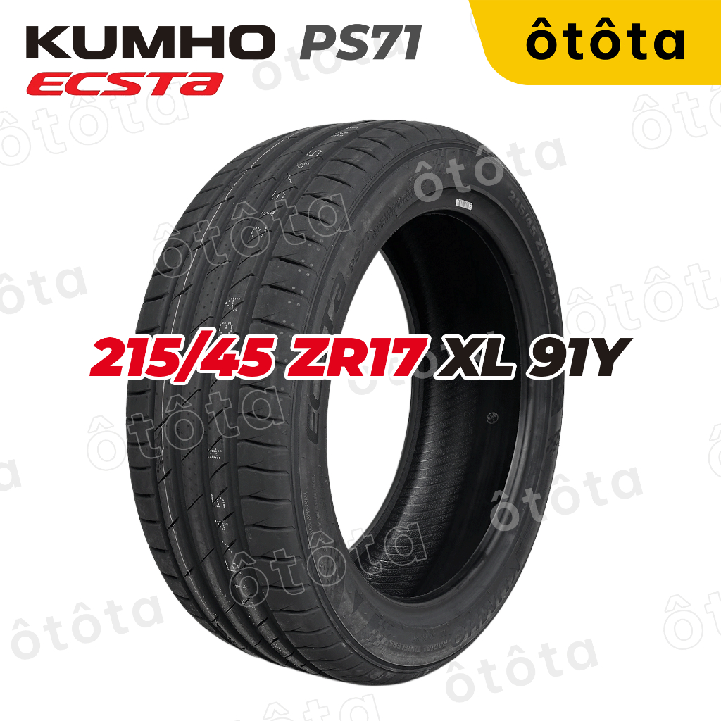 Lốp ô tô Kumho 215/45 ZR17 XL 107/105T VN Ecsta PS71 - Chính hãng BH 5 năm (215/45R17, 215 45 R17)
