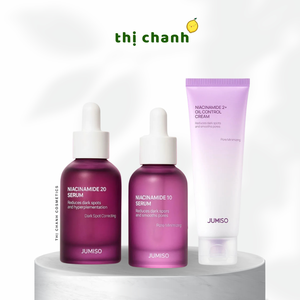 (Hàng Công Ty) Serum/ Kem Dưỡng Sáng Da, Mờ Thâm JUMISO Niacinamide 10/20 Serum/ Niacinamide 2+ Oil 