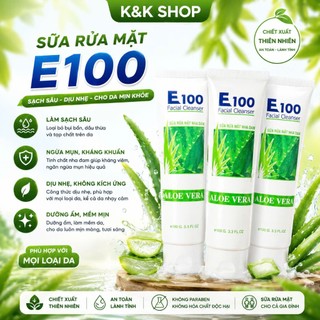Sữa rửa mặt E100 nghệ chính hãng ( tuýp lớn)