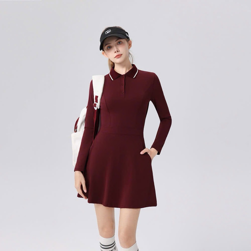 Jade dress Red-Green-White-Black