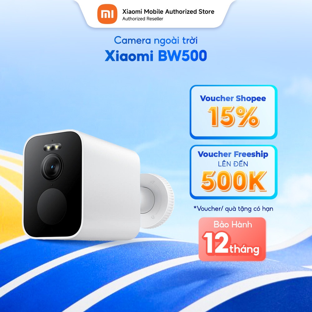 Camera Thông Minh Xiaomi Outdoor Camera AW200 / BW500 / CW500 Dual EU | 2,5K | Nhìn đêm 1080p | Chịu