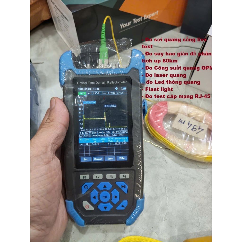 Máy đo sợi quang Live Test Mini OTDR