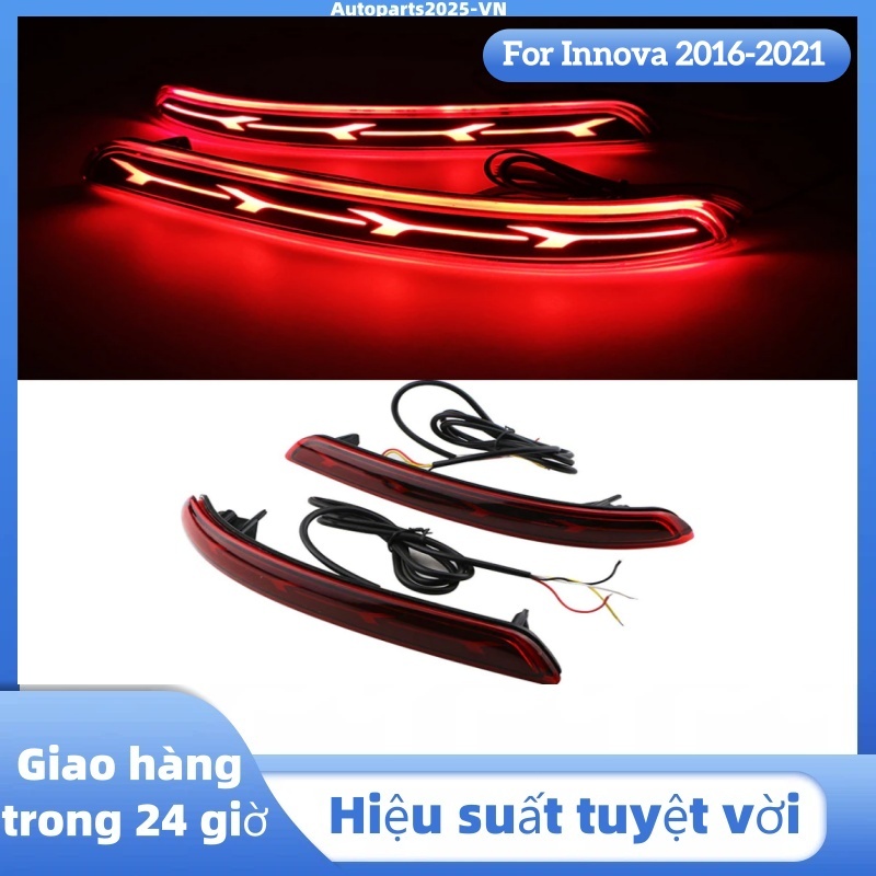 1 Cặp Đèn Pha Led 3 Chức Năng Cho Innova Crysta 2016-2019 1 Đôi Dành Cho Xe Toyota Innova 2016-2021