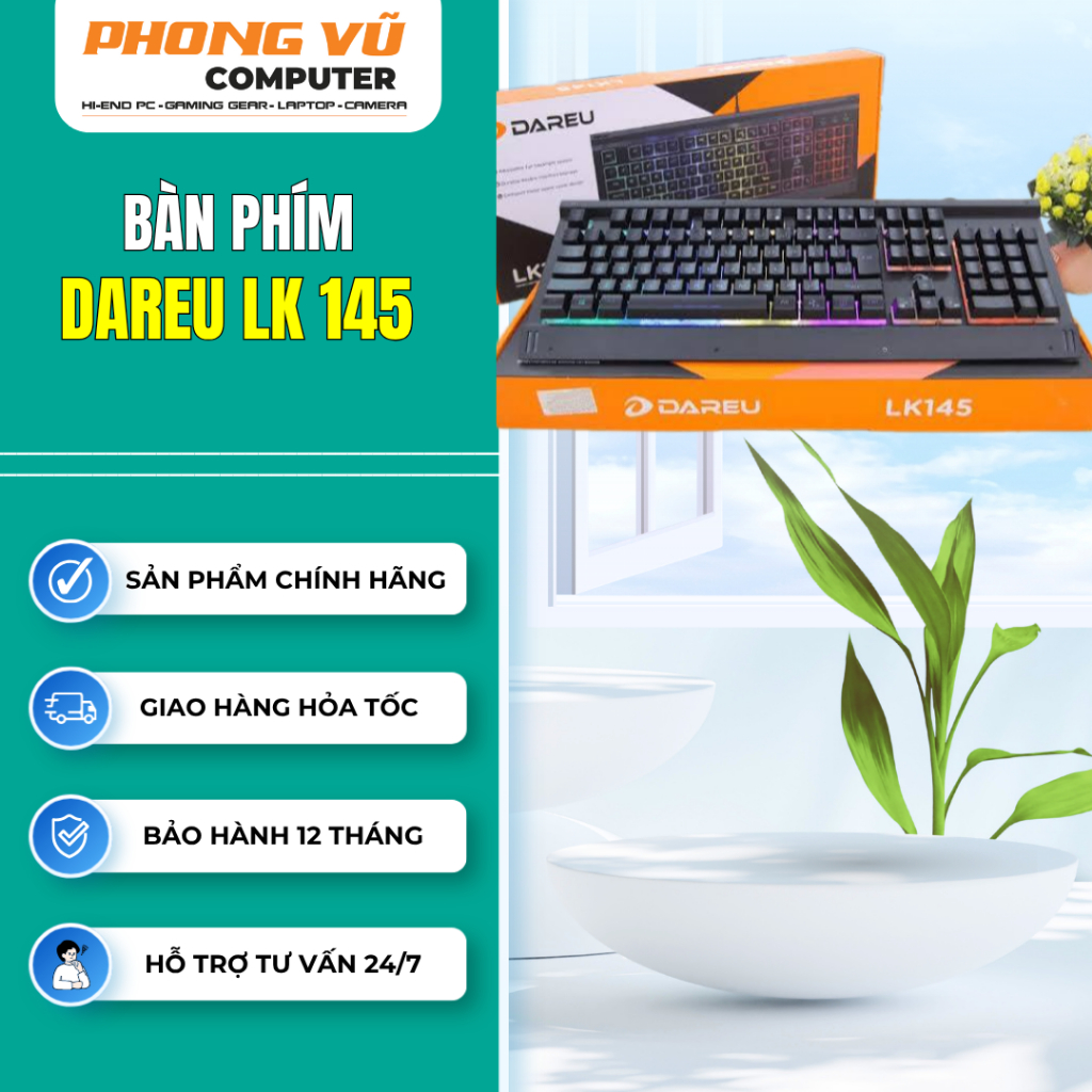 Bàn phím Gaming DAREU LK145 USB