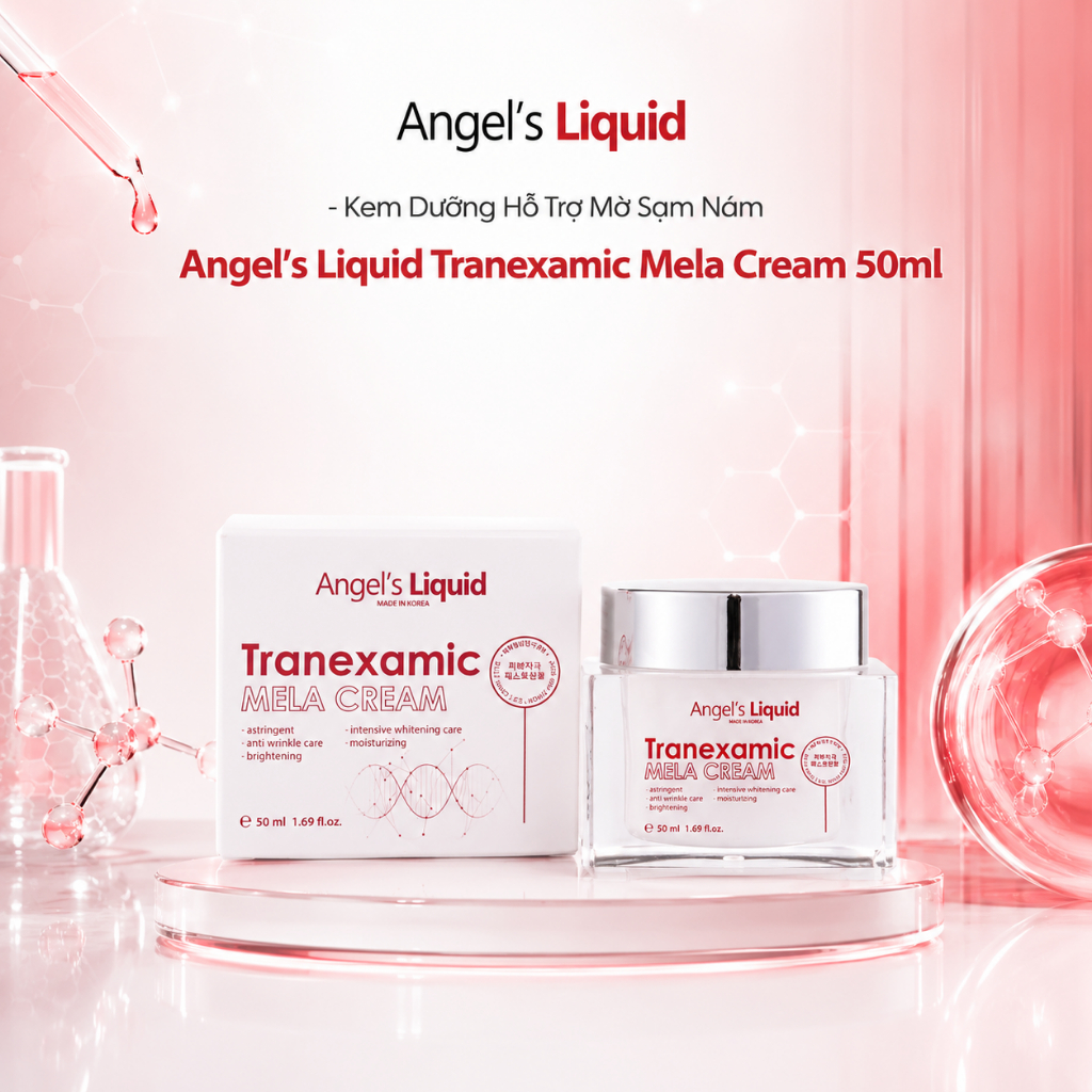[Angel's Liquid] Kem Dưỡng Hỗ Trợ Mờ Sạm Nám Angel's Liquid Tranexamic Mela Cream 50ml (TRẮNG)