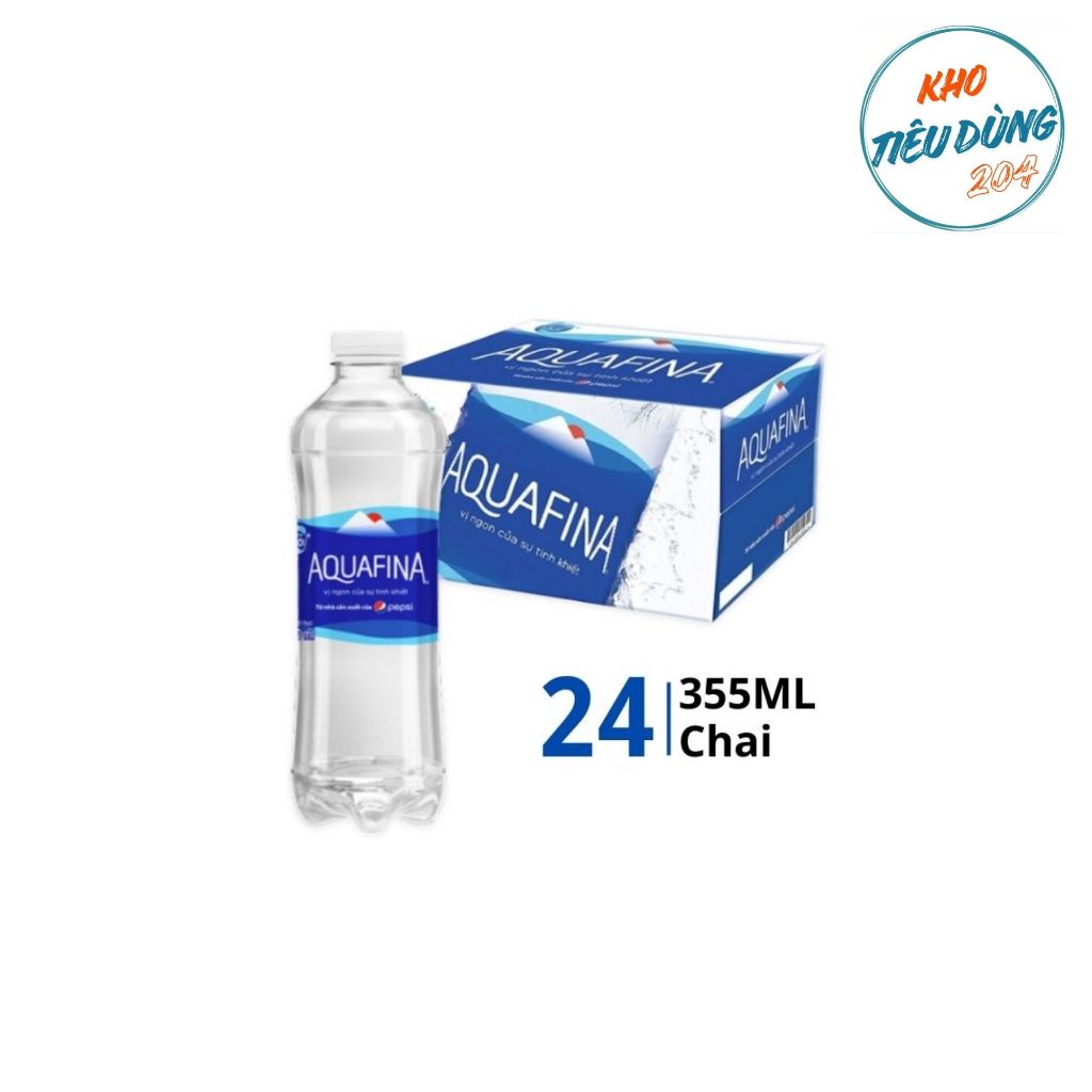 [1 Thùng] Nước suối Aquafina 355Ml  (24 Chai)