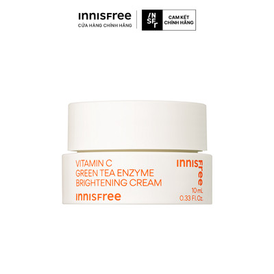 [Quà Tặng Không Bán] Kem dưỡng Vitamin C sáng da, mờ thâm dạng gel INNISFREE Green Tea Enzyme Brightening Cream 10ml