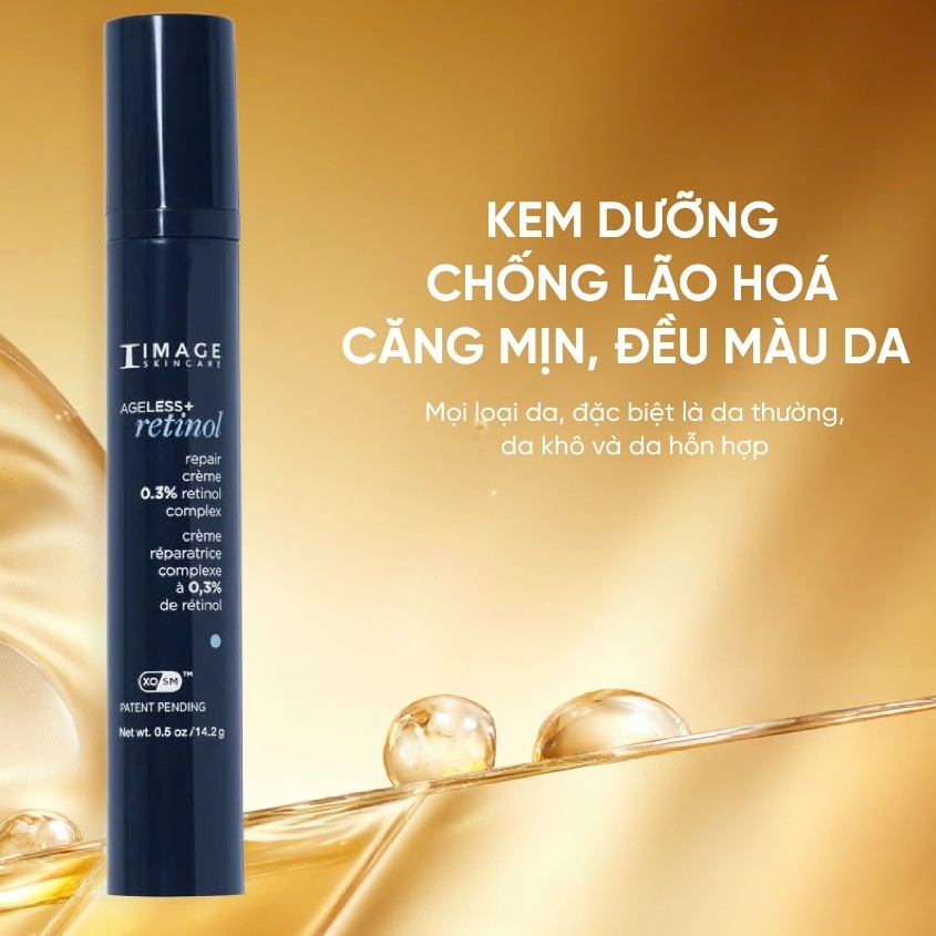 Kem Dưỡng Trẻ Hóa Da IMAGE Skincare AGELESS Total Retinol Repair Crème 0.3 Retinol Complex