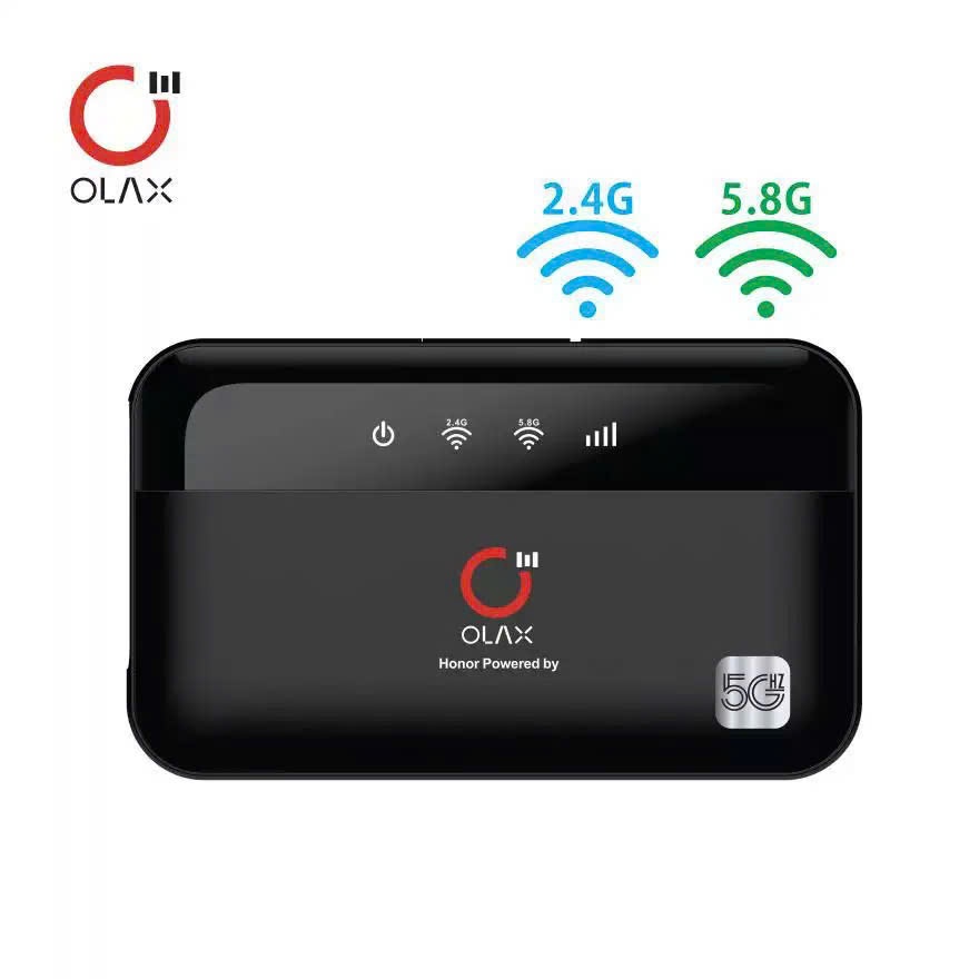 phát wifi Dùng Sim 4G/ 5.8G Olax M100 pin 1000mAh và MF982 LCD. NL