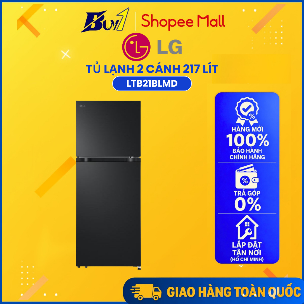 LTB21BLMD - Tủ Lạnh LG 217 Lít LTB21BLMD - Hàng Chính Hãng