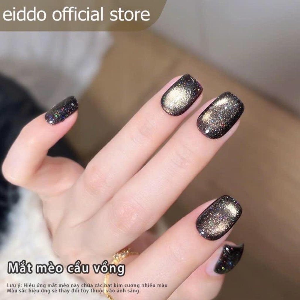 { Eiddo Nails }Mắt mèo Ánh Sao 7 màu eiddo 12ml - Sơn gel mắt mèo kết hợp với nhũ 7 màu lạ mắt - Mắt