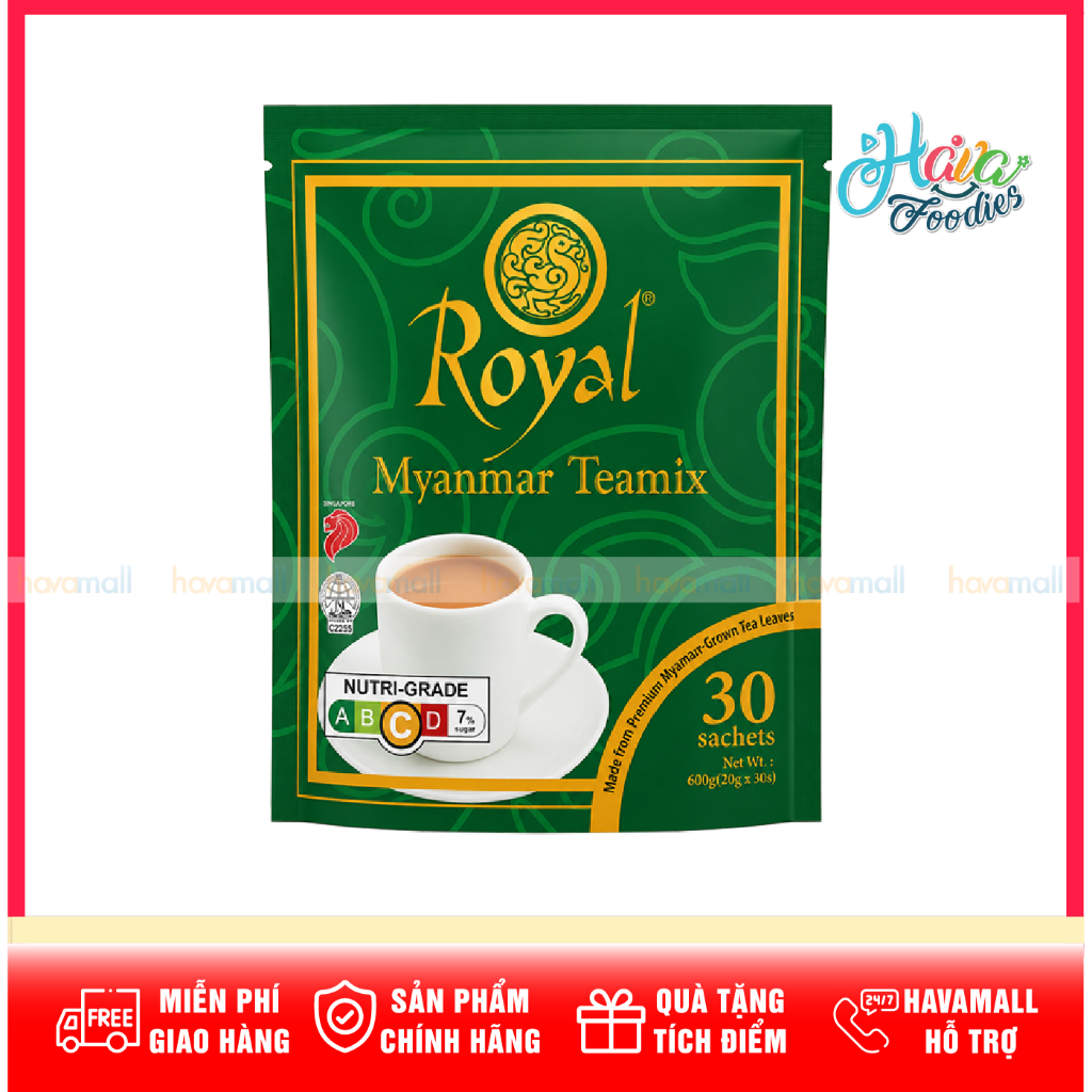 Trà Sữa Hòa Tan Royal Myanmar Teamix 600g – Royal Myanmar Instant Milk Tea