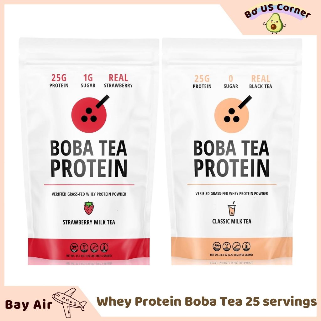 Whey Protein Boba Tea Isolate Vị Trà Sữa Boba Tea - Whey Protein Isolate Tăng Cơ