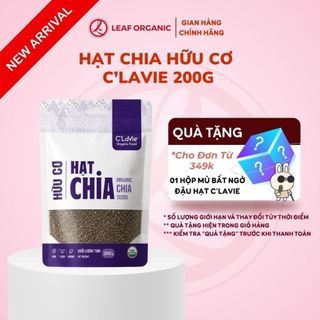 [DÒNG MỚI] Hạt Chia Hữu Cơ C'LaVie 200G