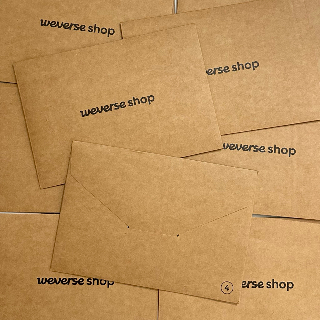BAO THƯ GIẤY CRAF DÀY CHÍNH HÃNG WEVERSE SHOP