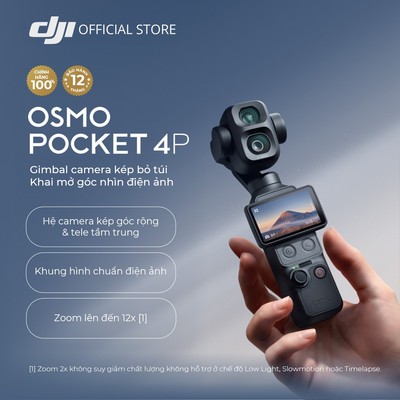 (Siêu phẩm mới) DJI Osmo Pocket 4P Camera Vlog 4K | CMOS 1-inch (DJI OP 4P)