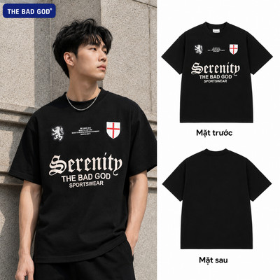 Áo Thun The Bad God ROYALTY Thêu Sư Tử Form Regular Streetwear Cao Cấp