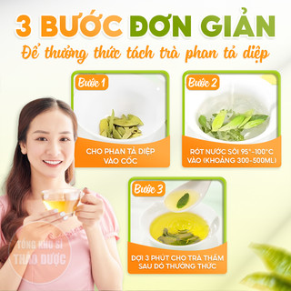 Phan tả diệp 100g, lá phan tả, không vụn, xanh đẹp, không lẫn tạp chất - Tổng Kho Sỉ Thảo Dược