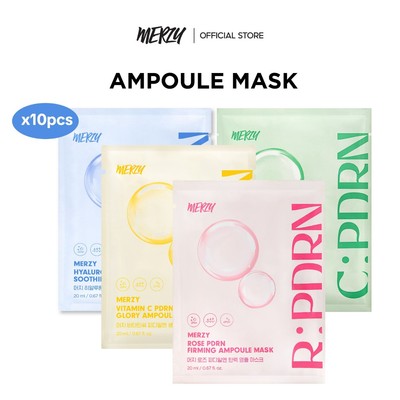 [NEW] [Hộp 10 Miếng] Mặt Nạ Tinh Chất Dưỡng Da Merzy Ampoule Mask