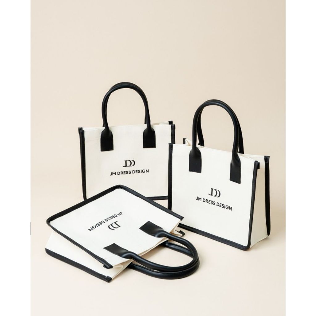 Túi Canvas JM Dress Design Quai Da Cao Cấp QT06.2502. Túi Tote Nữ Thời Trang Đi Làm, Đi Chơi By JM D