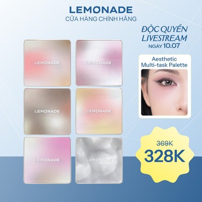 [LIVESTREAM KOL] Bảng phấn mắt đa năng Lemonade Aesthetic Multi-task Palette 10.8g