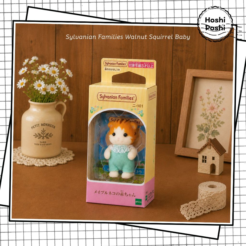 [Hàng sẵn - Chính hãng - Nguyên seal] Sylvanian Maple Cat Baby - Bé Mèo Maple