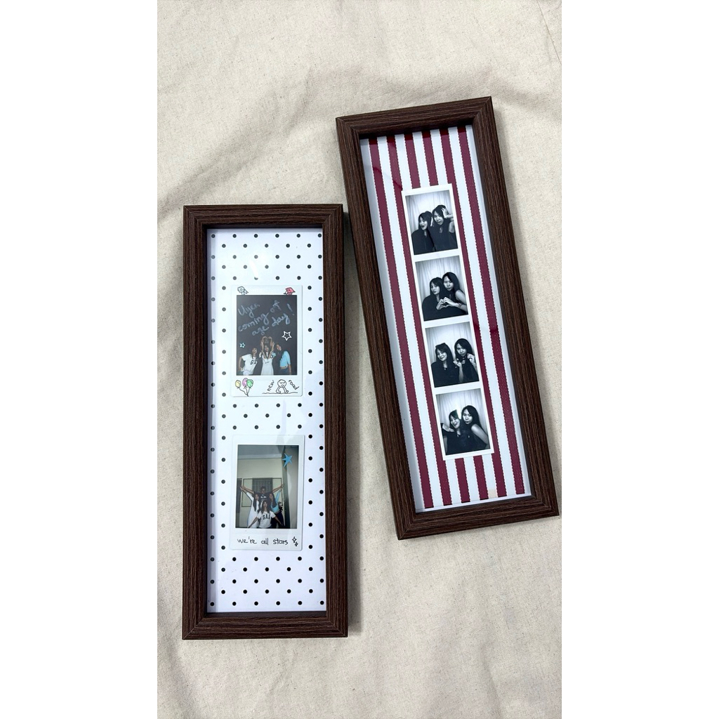 Khung Ảnh Instax Mini, Photobooth 32x12cm | Khung Ảnh Decor Phòng