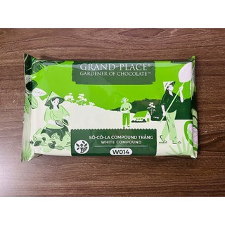 Socola Compound Trắng Grand Place (W014) - Thẻ 1kg [Khách đặt hỏa tốc tránh chảy socola]
