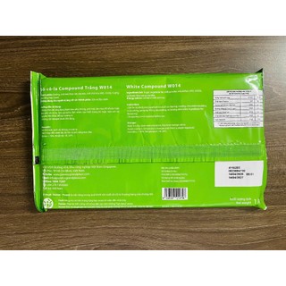 Socola Compound Trắng Grand Place (W014) - Thẻ 1kg [Khách đặt hỏa tốc tránh chảy socola]