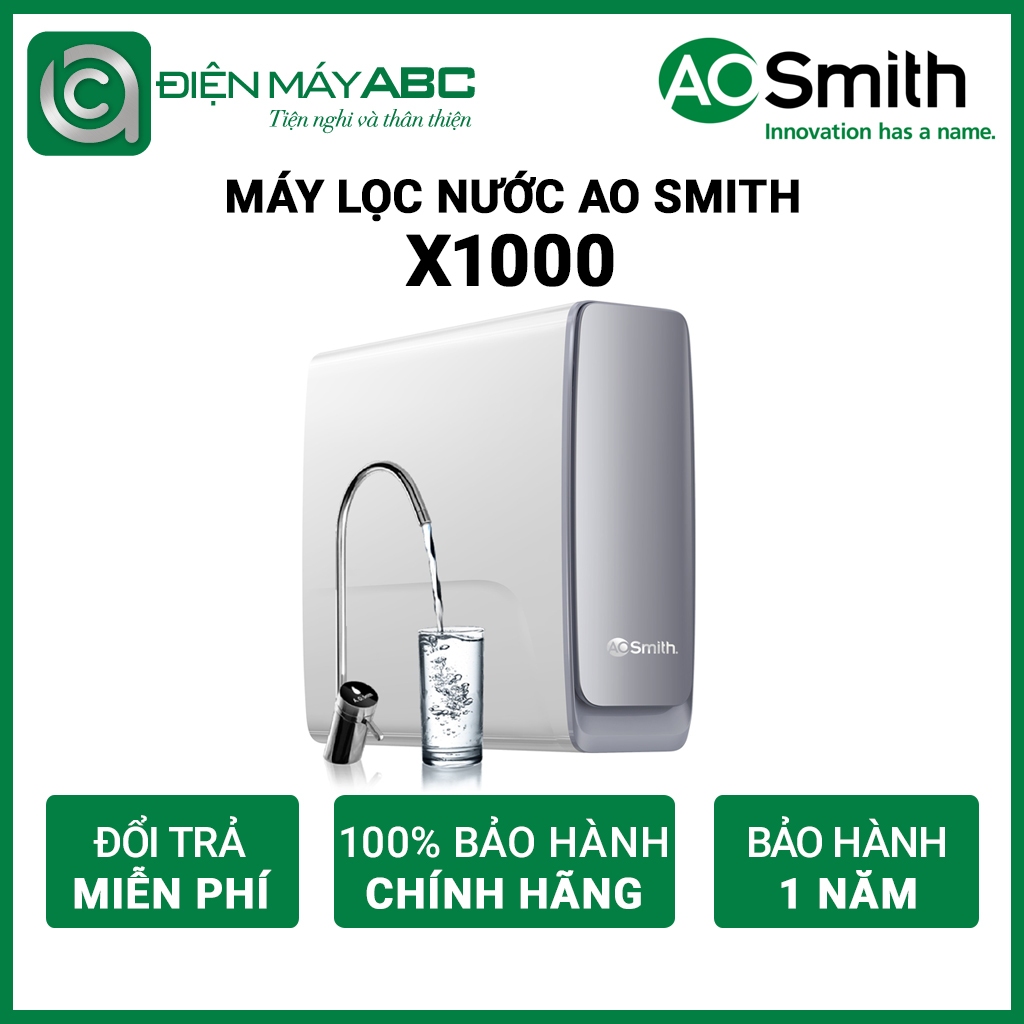 Máy Lọc Nước Đặt Gầm AO Smith X1000 - Chính hãng