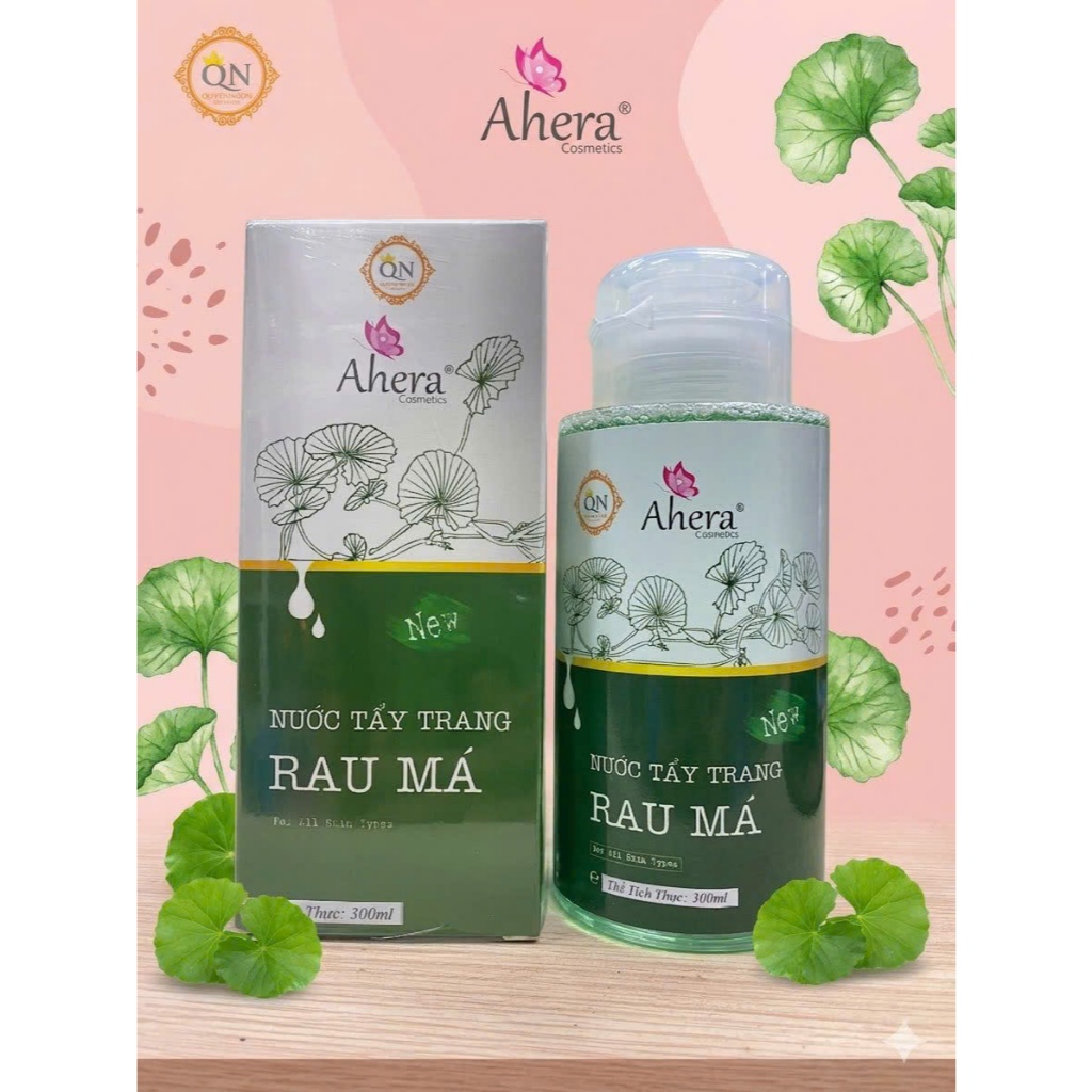 Nước tẩy trang rau má Ahera 300ml