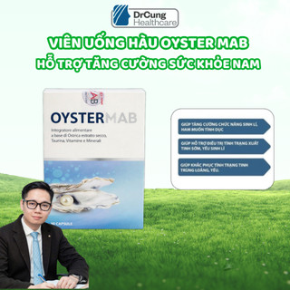 TINH CHẤT HÀU OYSTER MAB - Kẽm, Coenzym Q10 Hỗ Trợ Tăng Cường Sức Khỏe Cho Nam Giới (Hộp 30 Viên)